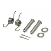 Fußrasten Bolzen + Feder Kit KTM SX, SXF 125, 250, 350, 450 2016- / EXC, EXC-F, TPI 2017- 