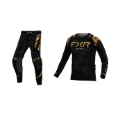 FXR Helium Combo (Hose + Shirt) Texas Tea Schwarz Gold