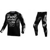 FXR Podium Combo (Hose + Shirt) Schwarz Weiß 2025
