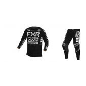 FXR Podium Combo (Hose + Shirt) Gladiator Schwarz Weiß 30 / M