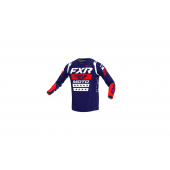 FXR Revo MX Jersey Freedom Weiß Rot Navy Größe L 