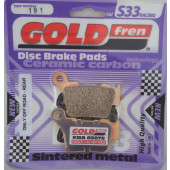 Goldfren Racing S33 S187 Bremsbeläge hinten Suzuki RMZ 250/450 2004-