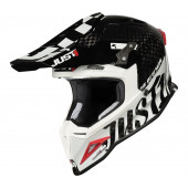 Just1 Carbon Motocross Enduro Helm J12 Carbon Weiß Größe L
