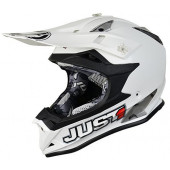 Just1 Motocross Enduro Helm J32 Solid White