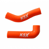Kühlerschläuche Silikon Orange KTM SX 85 2018- / Husqvarna TC 85 2018- 