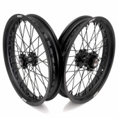 KKE Supermoto Felgen Radsatz Sur-Ron Ultra Bee 17x3,5 / 17x4,25 Schwarz