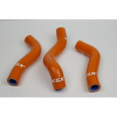 Kühlerschläuche Silikon Orange KTM SXF 250 2011-2012