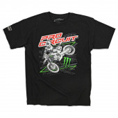 Monster Energy Pro Circuit T-Shirt Sideways Schwarz 