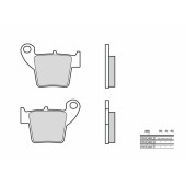 Brembo Sinter Bremsbeläge hinten Honda CR/CRF 125, 250, 450 2002-