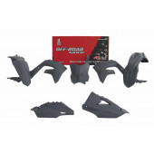 Plastik Kit Kawasaki KXF 450 2019- / 250 2021- Grau