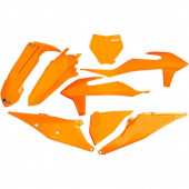 UFO Plastik Kit Neon Orange KTM SX, SXF 125, 150, 250, 350, 450 2019-2022
