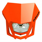 Polisport Lampenmaske Orange LMX mit Halogen-Scheinwerfer 