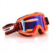 ProGrip Brille 3204 Neon Orange - Blau verspiegelt 