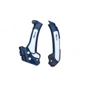 RTech Grip Rahmenschützer Blau Weiß Husqvarna TC, FC 2023- / TE,FE 125, 250, 300, 350, 450, 501 2024-