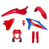 Racetech Full Plastik Kit Rot Blau Beta RR 125, 200, 250, 300, 350, 390, 430, 480 2023-