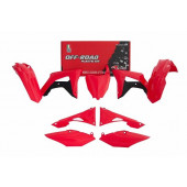 Racetech Plastik Kit Rot Schwarz Honda CRF 250R 2018-2021 / CRF 450R 2017-2020