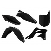 Racetech Plastik Kit Kawasaki KXF 250 2013-2016 Schwarz  