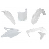 Racetech Plastik Kit Kawasaki KXF 250 2017-2020 Weiß