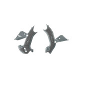 RTech Grip Rahmenschützer Grau Schwarz Kawasaki KX 450 2024- / 250 2025-