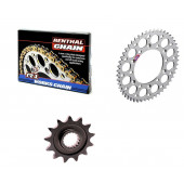 Renthal Kettenkit KTM SX, SXF 125, 250, 350, 450, 505 / Husqvarna FC, TC Silber