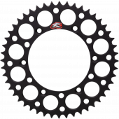 Renthal Aluminium Kettenrad Yamaha YZ, YZF 1999- Schwarz 48-51 Zähne