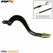 RFX Fußbremshebel Grün Kawasaki KX 85 2001-