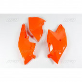 KTM Seitenteile mit Luftfilterkasten Abdeckung Neon Orange SX, SXF 125, 250, 350, 450 2016-2018