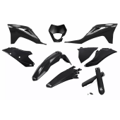 UFO Full Plastik-Kit GasGas EC 250, 300, 350, 450 2021-2023 Schwarz