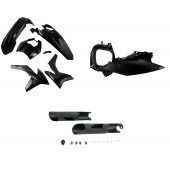 UFO Full KTM Plastik-Kit mit Lampenmaske EXC 125 250 300 350 450 500 2012-2013 Schwarz