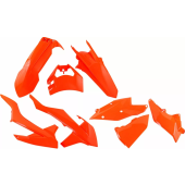UFO KTM Plastik-Kit mit Lampenmaske EXC TPI 125 250 300 350 450 500 2017-2019 Neon-Orange