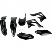 UFO Plastiksatz Schwarz Kawasaki KXF 450 2013-2015