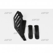 UFO KTM Rahmenschützer Schwarz EXC 125, 200, 250, 300, 450, 525 2005-2007 / SX 2005-2006