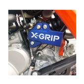 X-Grip Aluminium Schutz Blau für Einspritzung KTM TPI 250, 300 Husqvarna TE 2018-