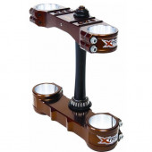 Xtrig ROCS Tech Gabelbrücke Yamaha YZ 65 2018- / YZ 85 2006- Braun