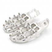 Zap E-Peg Fußrasten Silber KTM SX,SXF 125, 150, 250, 300, 350, 450 2023- / EXC 2024-