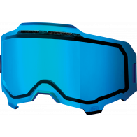 100% Armega Ersatzglas Dual Vented Blau verspiegelt
