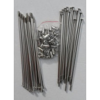 Edelstahlspeichen Hinterrad 19" Suzuki RM 125/250 1986-2009