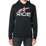 Alpinestars Ride 4.0 Kapuzenpullover Hoodie Schwarz Rot Weiß