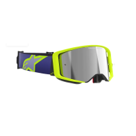 Alpinestars Supertech Corp Brille Blau Gelb verspiegelt
