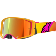 Alpinestars Supertech Corp Brille Orange Pink verspiegelt