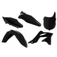 Racetech Plastik Kit Kawasaki KXF 250 2013-2016 Schwarz  