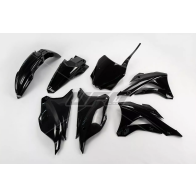 UFO Plastiksatz Kawasaki KX 85 2014-2021 Schwarz