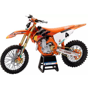 Miniatur 1:12 KTM SXF 450 Chase Sexton #4 Factory Kinder Spielzeug