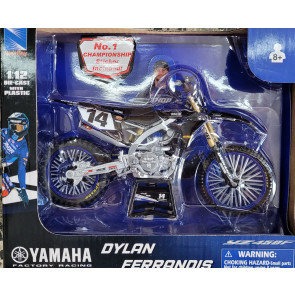 Miniatur 1:12 Star Yamaha YZ450F Dylan Ferrandis #14
