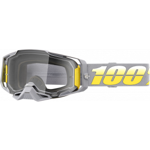 100% Armega Brille Complex Klares Glas Grau Gelb