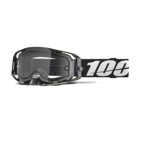 100% Armatic Brille Enduro Schwarz mit Dual Glas