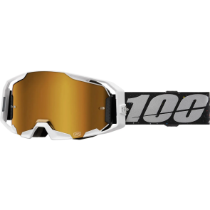 100% Armatic Rapid Racer Brille Gold  verspiegelt