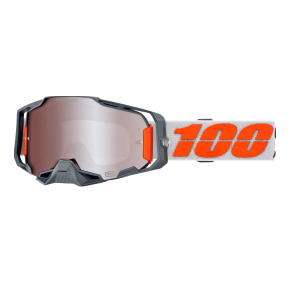 100% Armega Brille Hiper Silber verspiegelt
