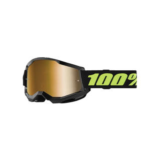 100% Strata 2 Brille Solar Eclipse Gold verspiegelt