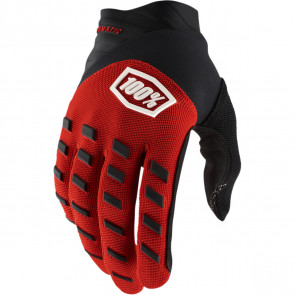 100% Airmatic Handschuhe Rot Schwarz